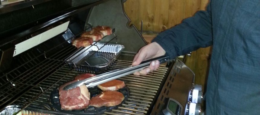 Bacon Cheese Donuts & Steak