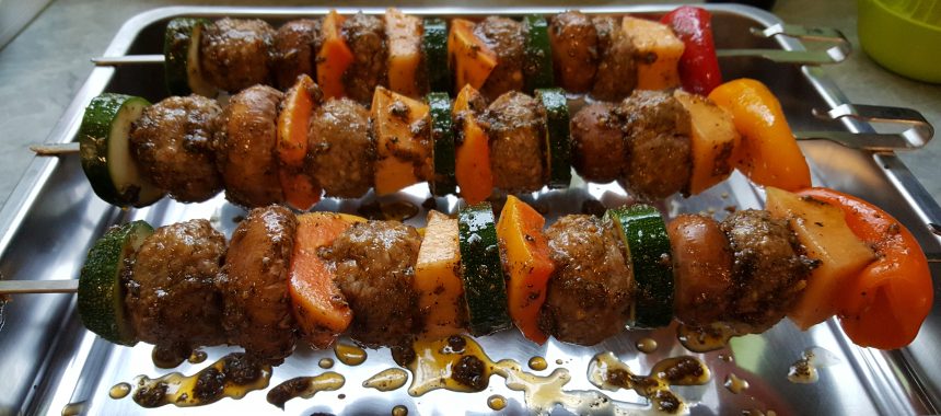 Exotische Hack Spieße