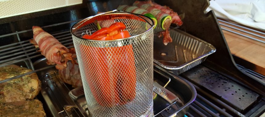 Gefüllter roter Paprika