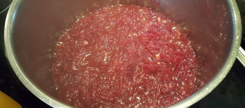 Rote Zwiebel Relish
