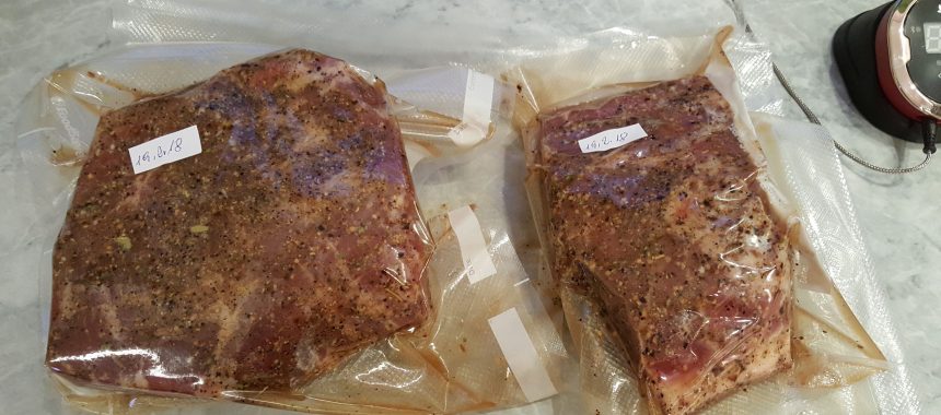 Rustikaler Schweinenacken