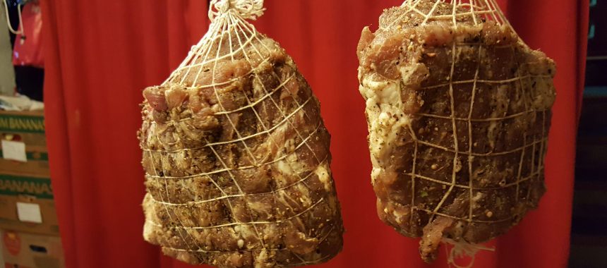 Rustikaler Schweinenacken
