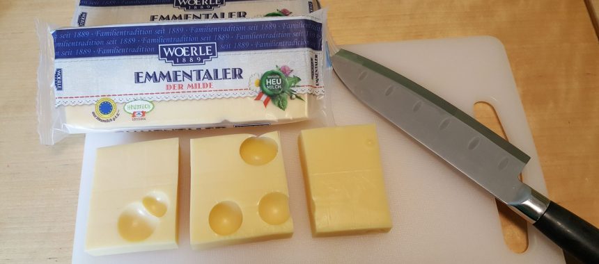 Veredelter Schnittkäse