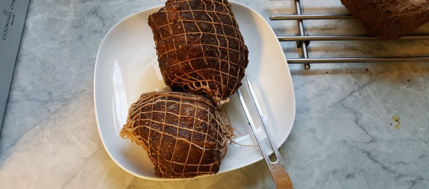 Rustikaler Schweinenacken